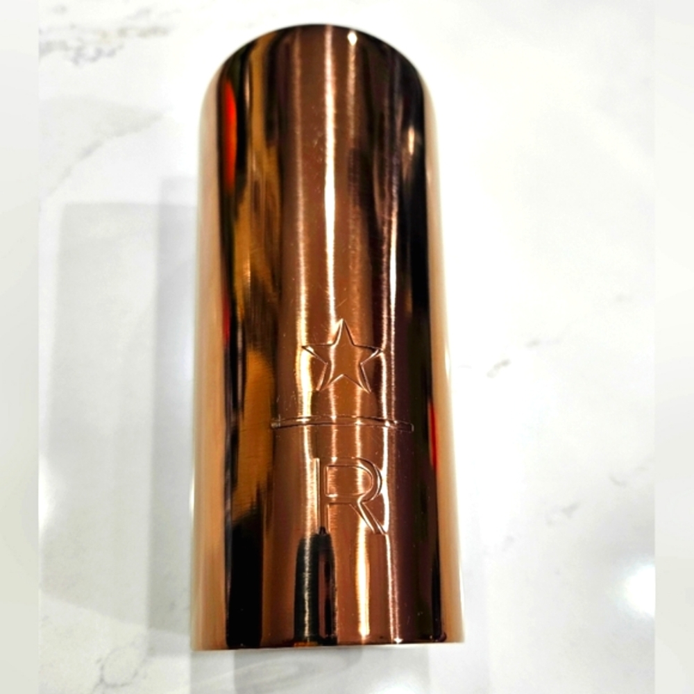 Starbucks Reserve stainless steel cold cup tumbler with stainless steel straw.